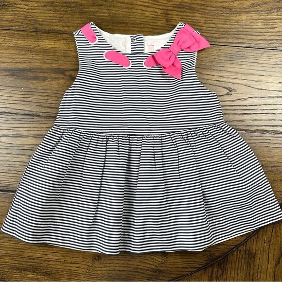 Janie and Jack Navy Pink Top - Picture 1 of 5